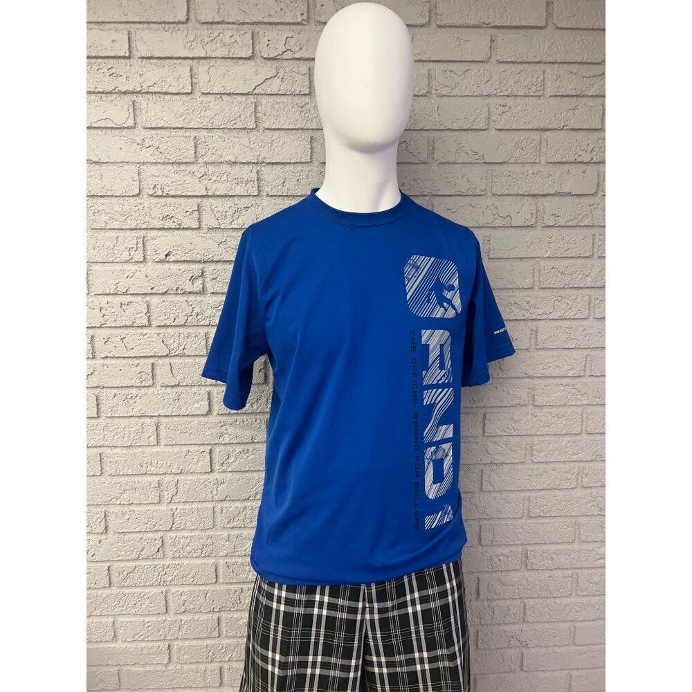 And 1 Men Blue Crew Neck Short Sleeve Graphic T-Shirt Size S